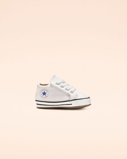 Tenisi Inalti Baieti Converse Chuck Taylor All Star Cribster Easy-On Albi Bej Albi | RO Q13NKI176